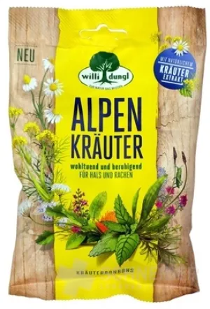 Willi dungl ALPENKRÄUTER Bonbons