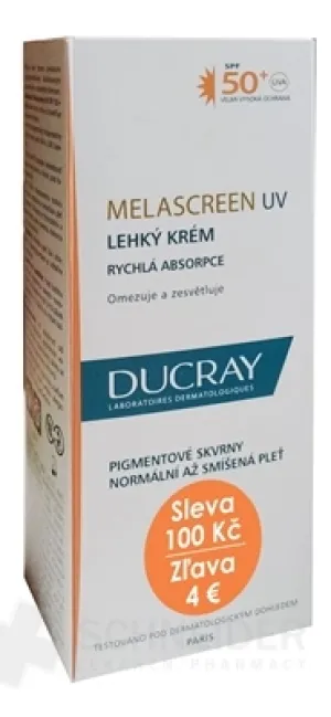 DUCRAY MELASCREEN CREME LEGERE SPF50+ (zľava)