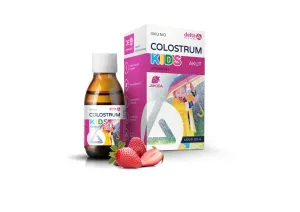 DUO DELTA COLOSTRUM KIDS Jahoda + darček 2 x 125 ml