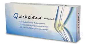Quickclean 60 mg/3 ml gél s hyaluronátom sodným