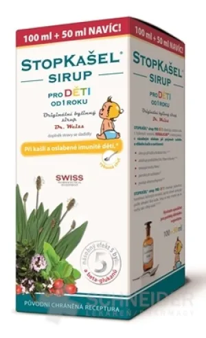 STOPKAŠEĽ SIRUP pre deti - Dr.Weiss