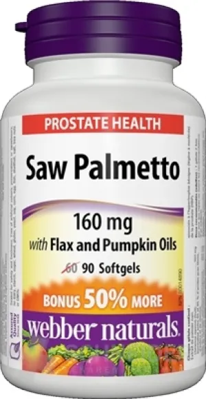 Webber Naturals Prostata Saw Palmetto 160 mg