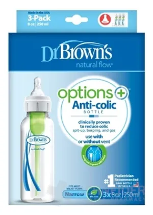 Dr.BROWN´S DOJČENSKÁ FĽAŠA OPTIONS+ 250 ml TRIPACK