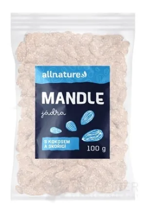Allnature MANDLE jadrá S KOKOSOM A ŠKORICOU