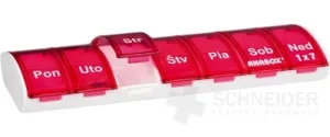 ANABOX Dávkovač na lieky týždenný 1x7 dní
