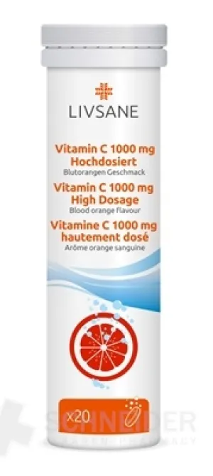 LIVSANE Vitamín C 1000 mg Vysoká dávka