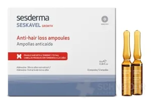 sesderma SESKAVEL Ampulky proti vypadávaniu vlasov
