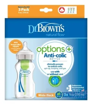 Dr.BROWN´S DOJČENSKÁ FĽAŠA OPTIONS+ 270 ml TRIPACK