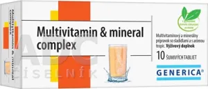 Multivitamín & mineral complex, eff. tbl. 10