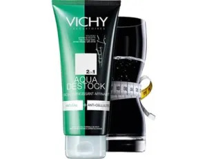 Vichy Aqua Destock 2 v 1 zoštíhľujúca odvodňujúca kúra proti celulitíde + masážny aplikátor zdarma