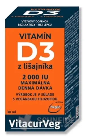 Pharmalife Vitamín D3 z lišajníka 2000 IU