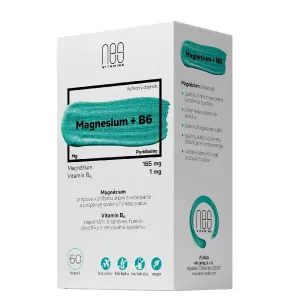 nesVITAMINS Magnesium 165 mg + B6 1 mg, 60 cps