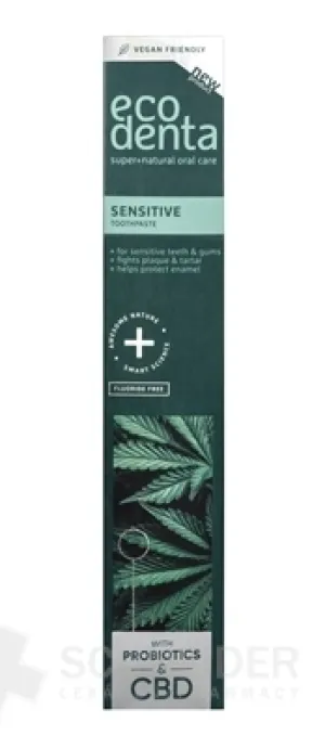 EcoDenta SENSITIVE Toothpaste with Probiotics&CBD