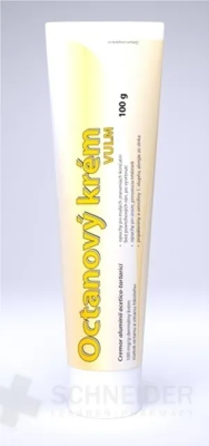 Octanový krém VULM (CREMOR ALUMINII ACET.-TARTAR.)