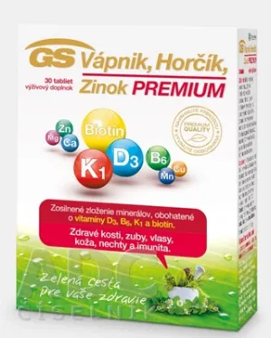 GS Vápnik,horčík, zinok Premium
