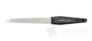 Nippes Pilník zafírový picatý čierny 16 cm, 1ks