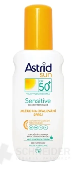 ASTRID SUN SENSITIVE Mlieko na opaľovanie OF 50+