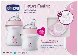 CHICCO Set darčekový Natural Feeling + Air cumlík