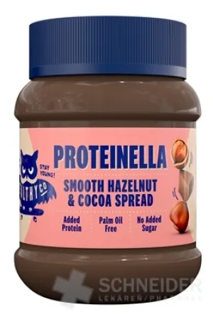 HealthyCo PROTEINELLA Lieskový oriešok, čokoláda