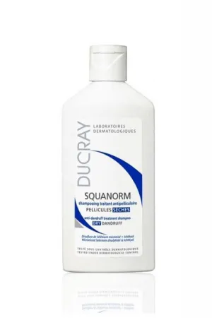 Ducray Squanorm liečebný šampón proti suchým lupinám 200ml