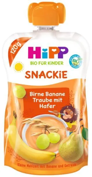 HiPP SPORT BIO Hruška Banán Biele hrozno Ovos