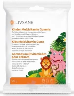 LIVSANE Gumové medvedíky multivitamínové