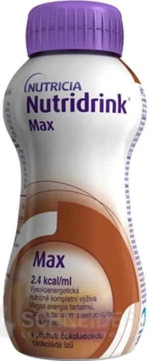 NUTRIDRINK MAX S ČOKOLÁDOVOU PRÍCHUOU SOL 4X300 ML