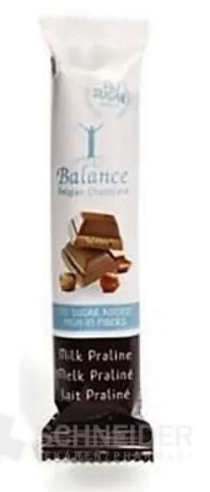 BALANCE BELGICKÁ MLIEČNA ČOKOLÁDA BEZ CUKRU