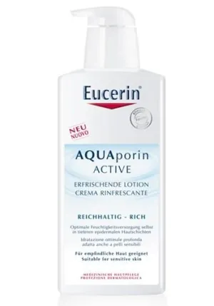 Eucerin Aquaporin Active Hydratačné telové mlieko pre suchú pokožku 400ml