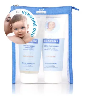Klorane Bebe Jemný penivý gél 200ml + Hydratačný krém 200ml