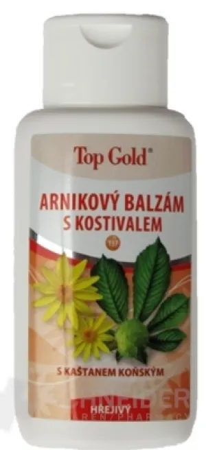 TOP GOLD Arnikový balzam s kostihojom