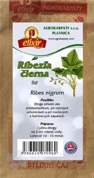 AGROKARPATY RÍBEZĽA ČIERNA list
