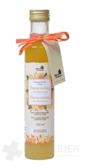 NaturProdukt Sirup Pomarančový s kardamómom