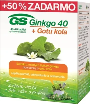 GS Ginkgo 40 + Gotu kola