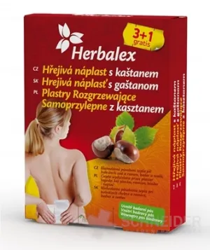 Herbalex Hrejivá náplasť s gaštanom