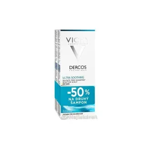 Vichy Dercos Ultraupokojujúci šampón na normálne až mastné vlasy 2x200ml