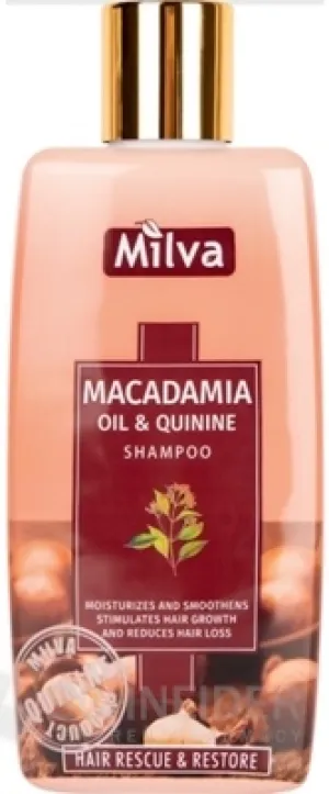 Milva šampón s makadámiovým olejom a chinínom