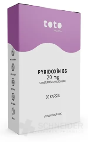 TOTO PYRIDOXÍN B6 20 mg