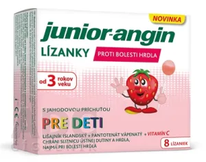 Junior angin lízatka pre deti 8 ks + darček