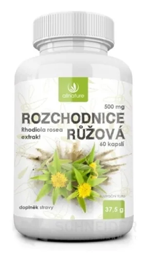 Allnature ROZCHODNICA RUŽOVÁ 500 mg