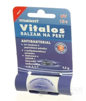 VITALOS Balzam na pery antibakterial SPF 15