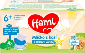 Hami mliečko s kašou s príchuťou vanilky