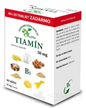 HerbVitea TIAMÍN 50 mg