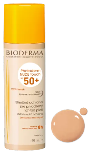 Bioderma Photoderm NUDE Touch SPF50+ svetlý 40ml