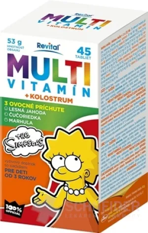 Revital MULTIVITAMÍN + KOLOSTRUM The Simpsons