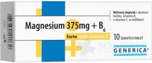 MAGNESIUM 375 mg + B6 forte s vitamínom C, eff.tbl.10