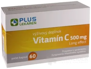 PLUS LEKÁREŇ Vitamín C 500 mg Long effect