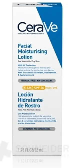 CeraVe HYDRATAČNÝ PLEŤOVÝ KRÉM SPF 30