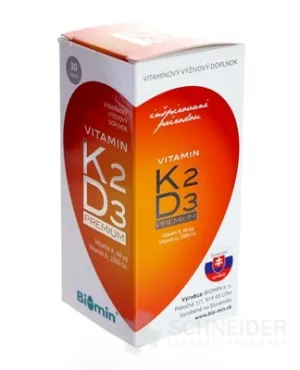 BIOMIN VITAMIN K2 D3 PREMIUM 2000 I.U.