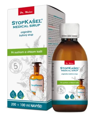 STOPKAŠEĽ Medical sirup Dr. Weiss 200+100 ml navyše